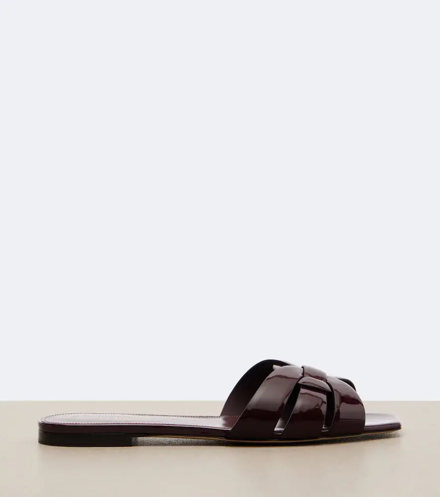 Saint Laurent Tribute patent leather sandals | Thumbnail 2