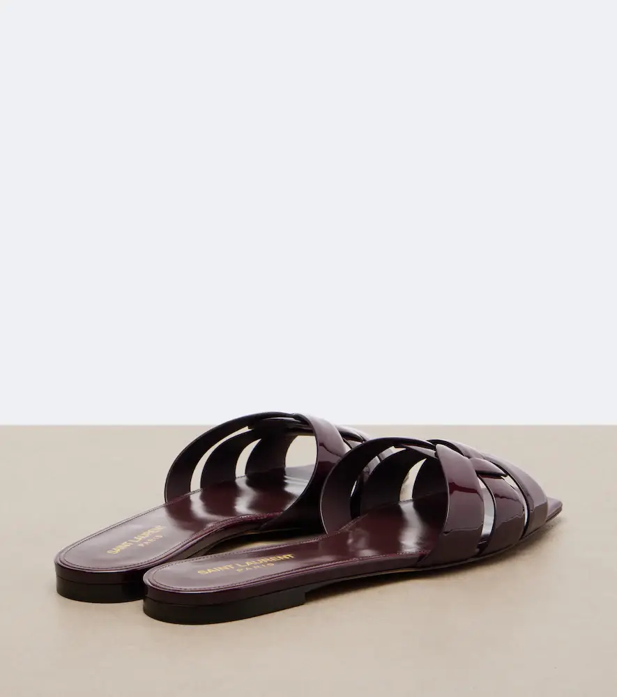 Saint Laurent Tribute patent leather sandals | Thumbnail 3