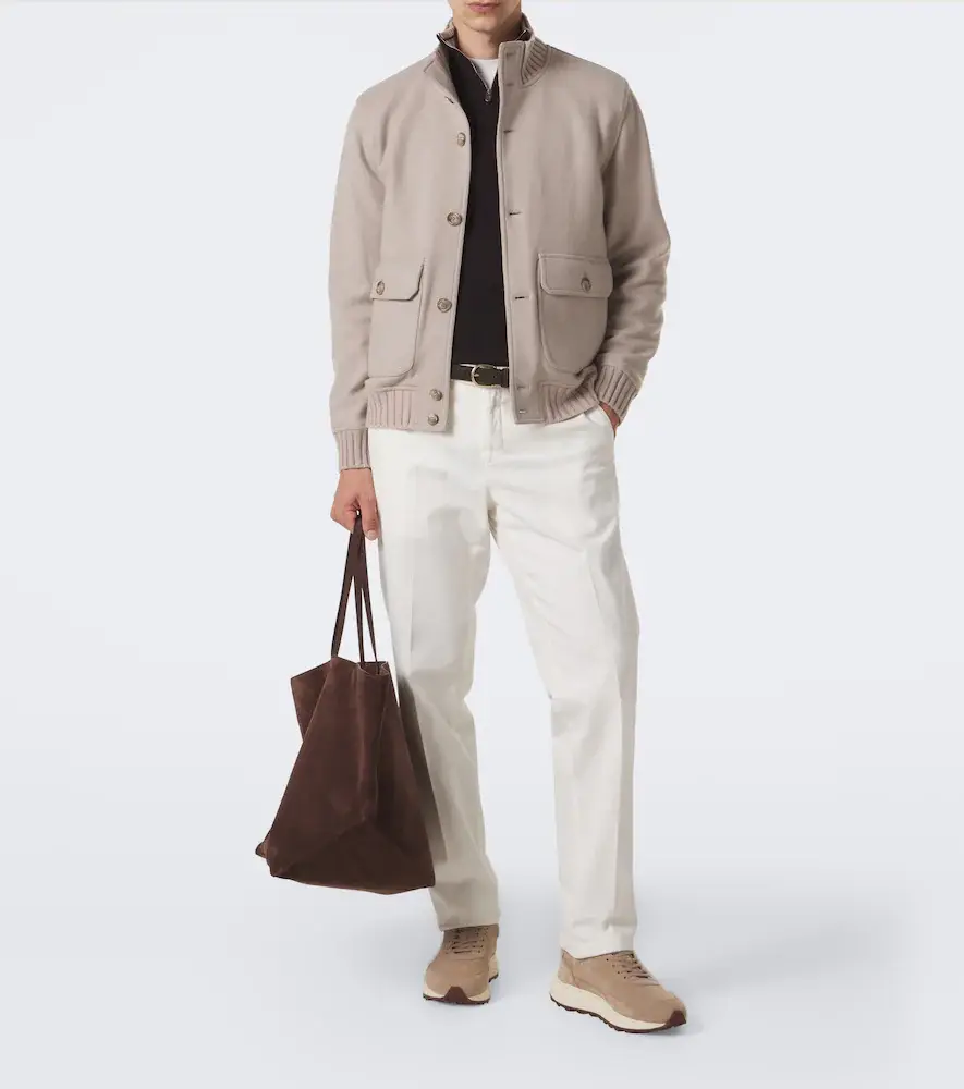 FEDELI Suede-trimmed sneakers | Thumbnail 7