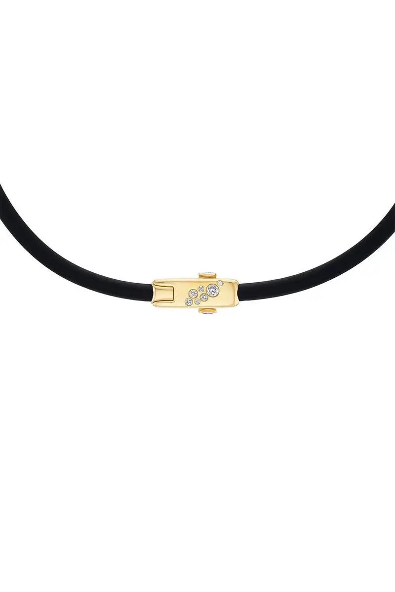 Uniform Object Diamond Carbon Torque Necklace | Thumbnail 4 Uniform Object Diamond Carbon Torque Necklace | Thumbnail 4