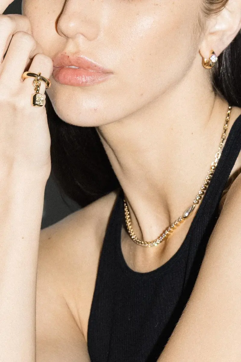 Uniform Object Diamond Carriage Ring Ear Cuff | Thumbnail 2