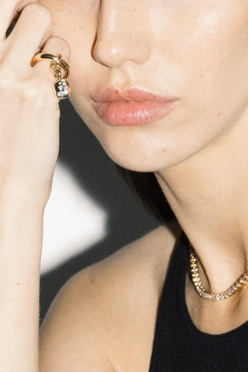 Uniform Object Diamond Carriage Ring Ear Cuff | Thumbnail 3