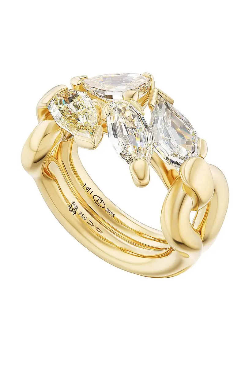 Uniform Object Diamond Cluster Mantle Ring | Thumbnail 2 Uniform Object Diamond Cluster Mantle Ring | Thumbnail 2