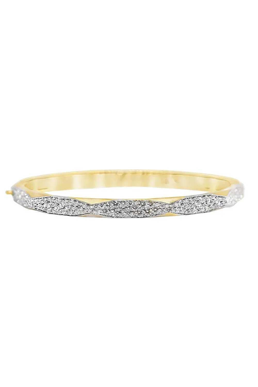 Diamond Micro Pave Enigma Bangle Bracelet Diamond Micro Pave Enigma Bangle Bracelet