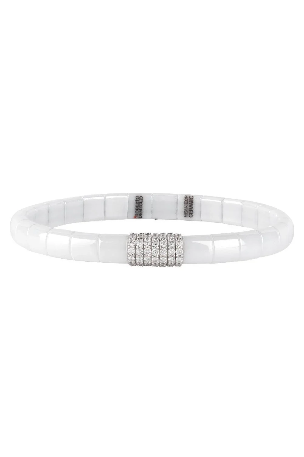 Diamond Seven Row White Pura Stretch Bracelet Diamond Seven Row White Pura Stretch Bracelet
