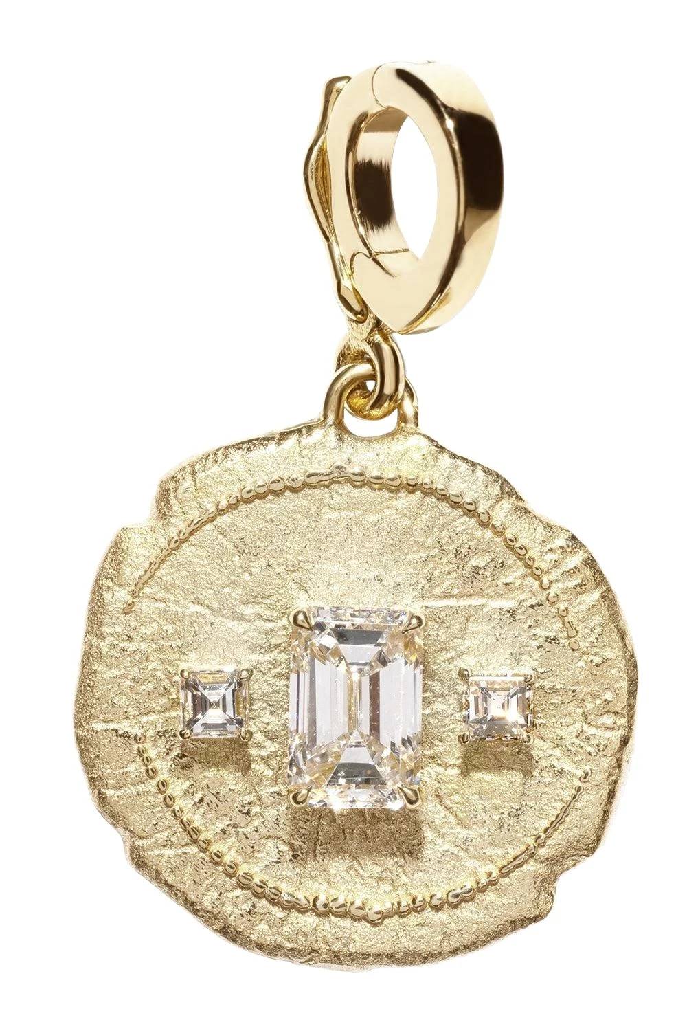 Azlee Diamond Small Trio Coin Pendant