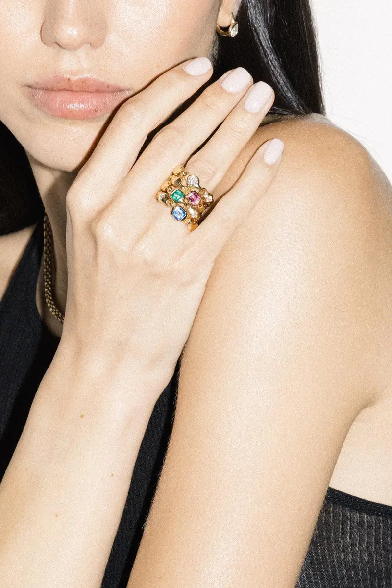 Uniform Object Diamond Supernova Stacking Ring | Thumbnail 5 Uniform Object Diamond Supernova Stacking Ring | Thumbnail 5