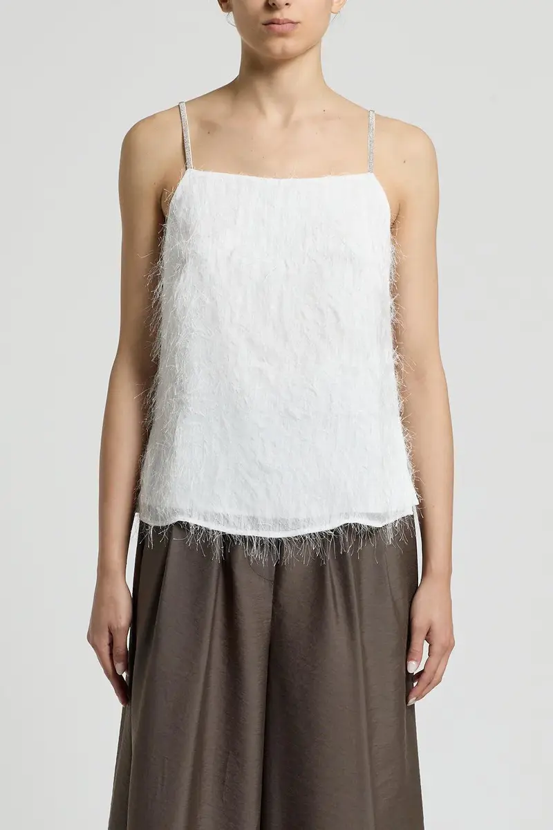PESERICO Embellished Tank Top | Thumbnail 2
