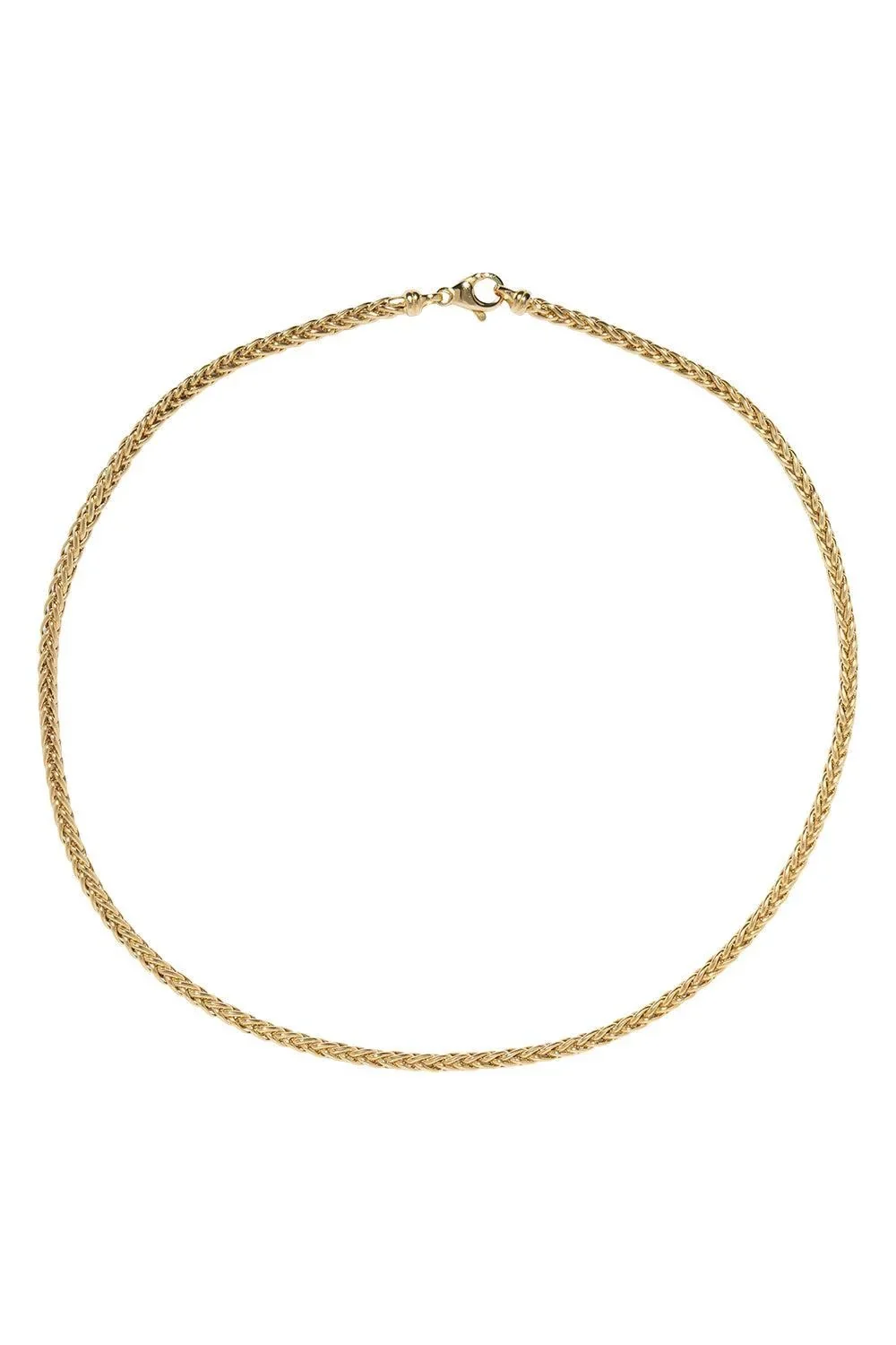 Azlee Small Woven Chain Necklace