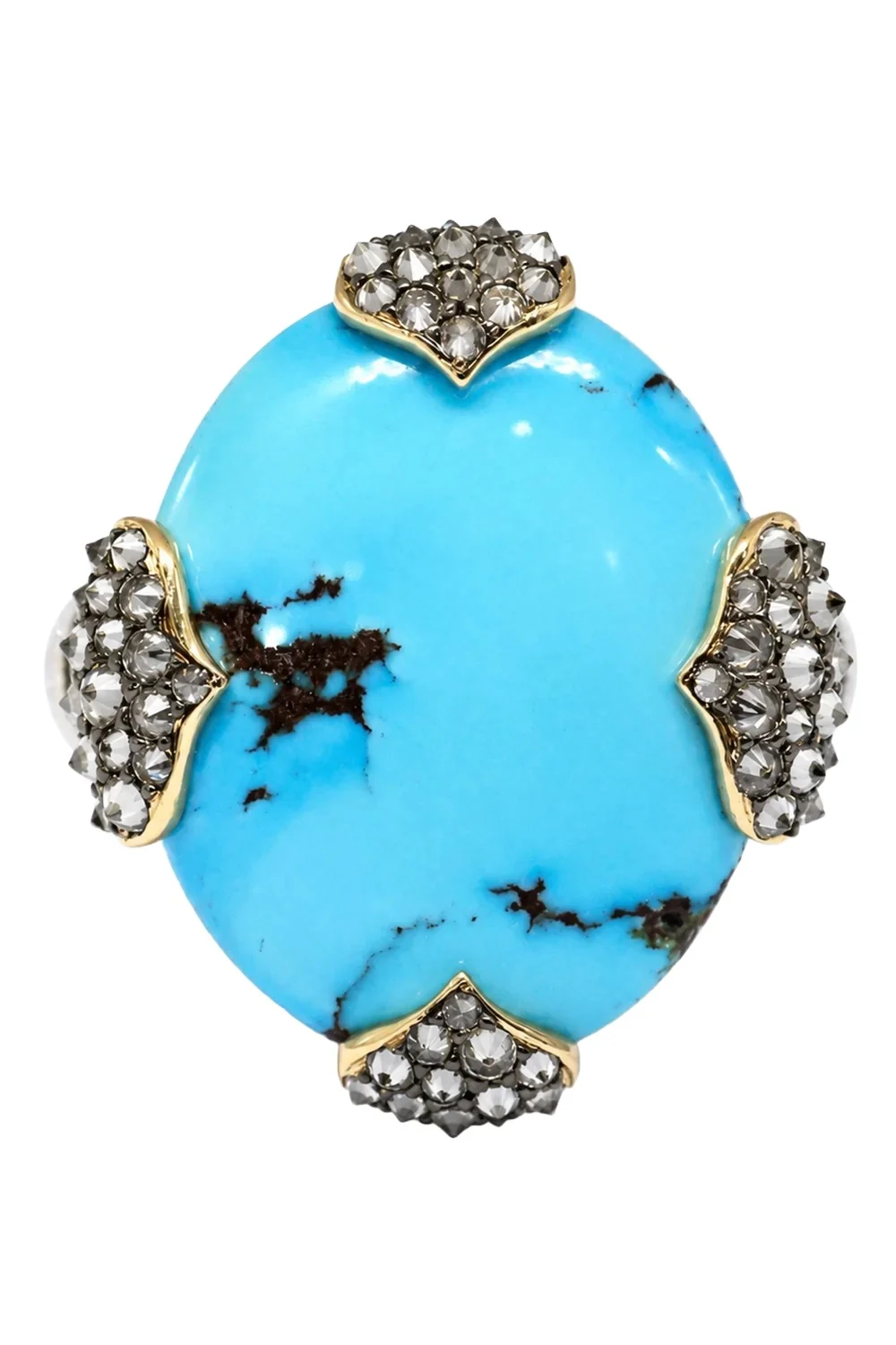 ARUNASHI Turquoise Diamond Ring