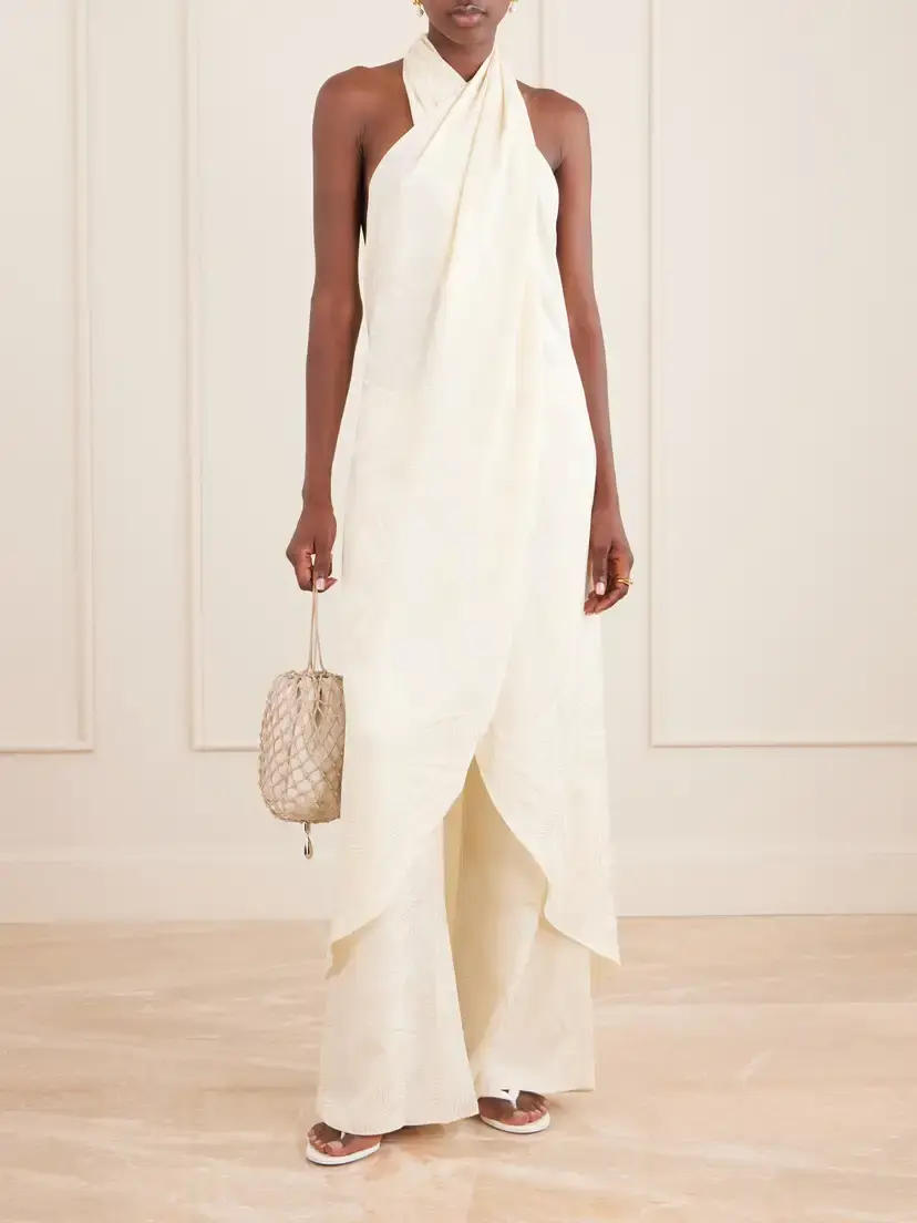Johanna Ortiz Silent Water Satin-jacquard Tunic | Thumbnail 2 Johanna Ortiz Silent Water Satin-jacquard Tunic | Thumbnail 2