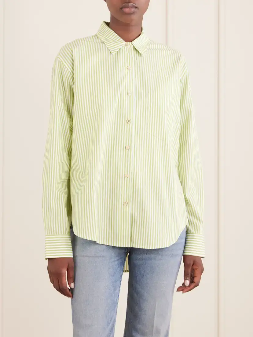 Jamie Haller Weekend Striped Cotton Shirt | Thumbnail 3 Jamie Haller Weekend Striped Cotton Shirt | Thumbnail 3