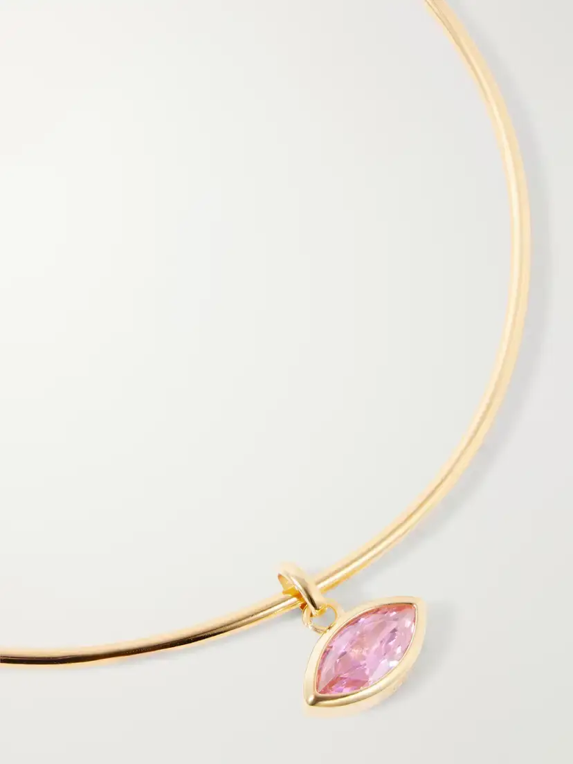 Martha Calvo Protection Sapphire Gold-toned Necklace | Thumbnail 4 Martha Calvo Protection Sapphire Gold-toned Necklace | Thumbnail 4