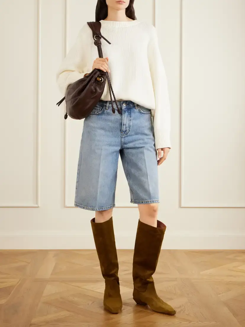 Paris Texas Bettina 25 Suede Knee Boots | Thumbnail 4
