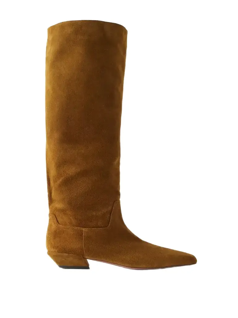 Paris Texas Bettina 25 Suede Knee Boots | Image 1 Paris Texas Bettina 25 Suede Knee Boots | Image 1
