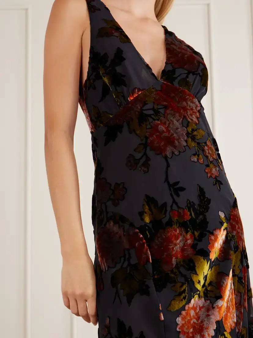 ANNA SUI Velvet Devoré Maxi Dress | Thumbnail 4 ANNA SUI Velvet Devoré Maxi Dress | Thumbnail 4