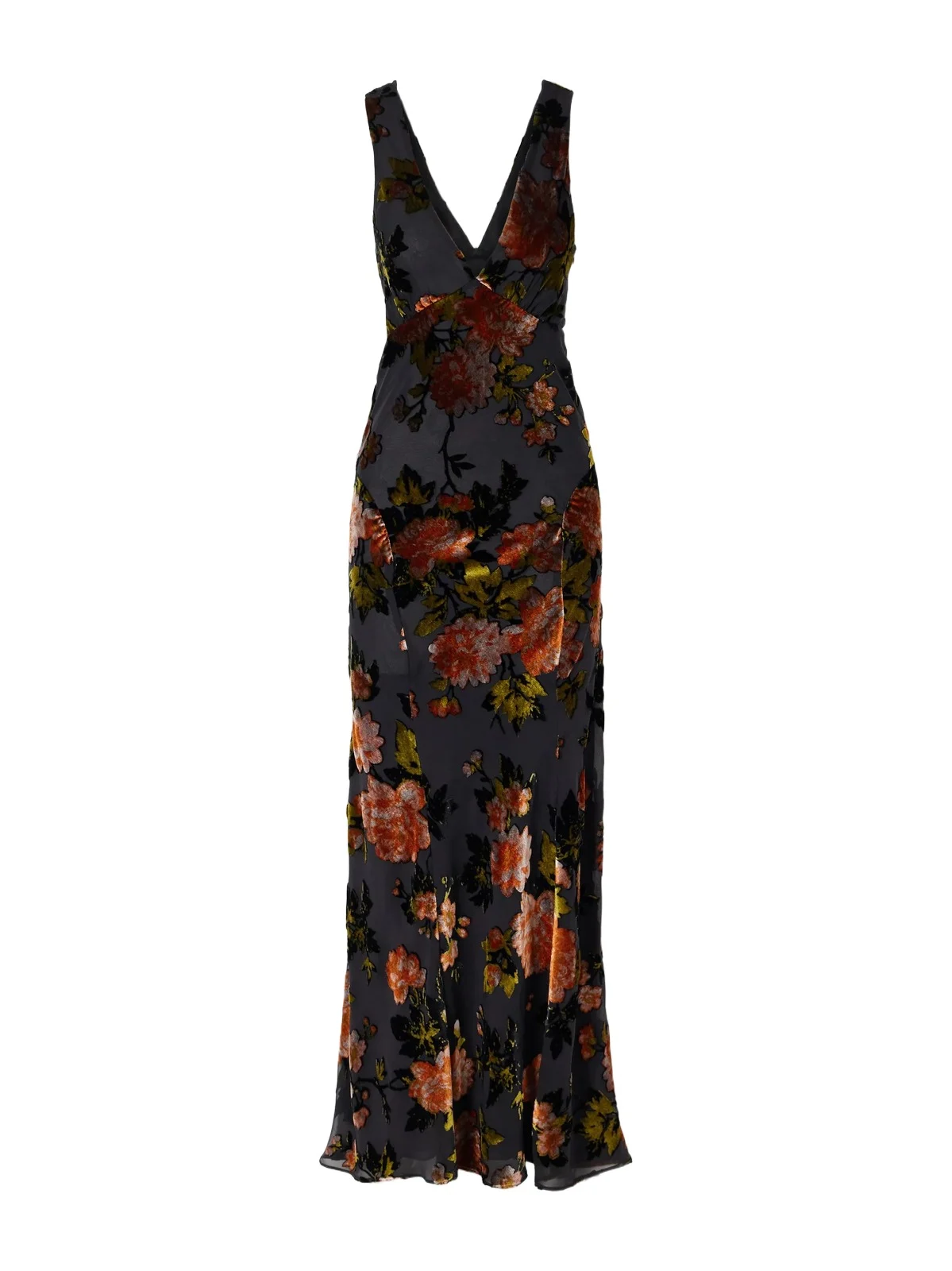 Velvet Devoré Maxi Dress