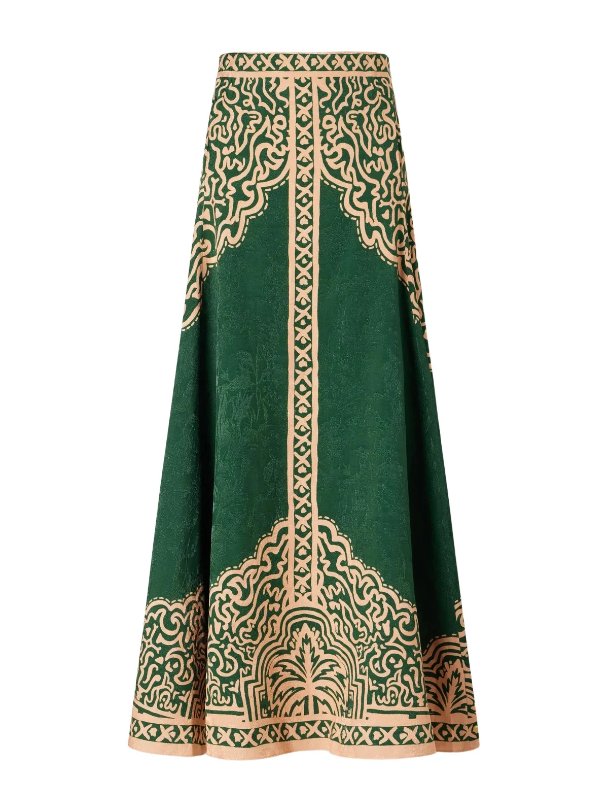 Encanto De Isla Satin-jacquard Maxi Skirt Encanto De Isla Satin-jacquard Maxi Skirt