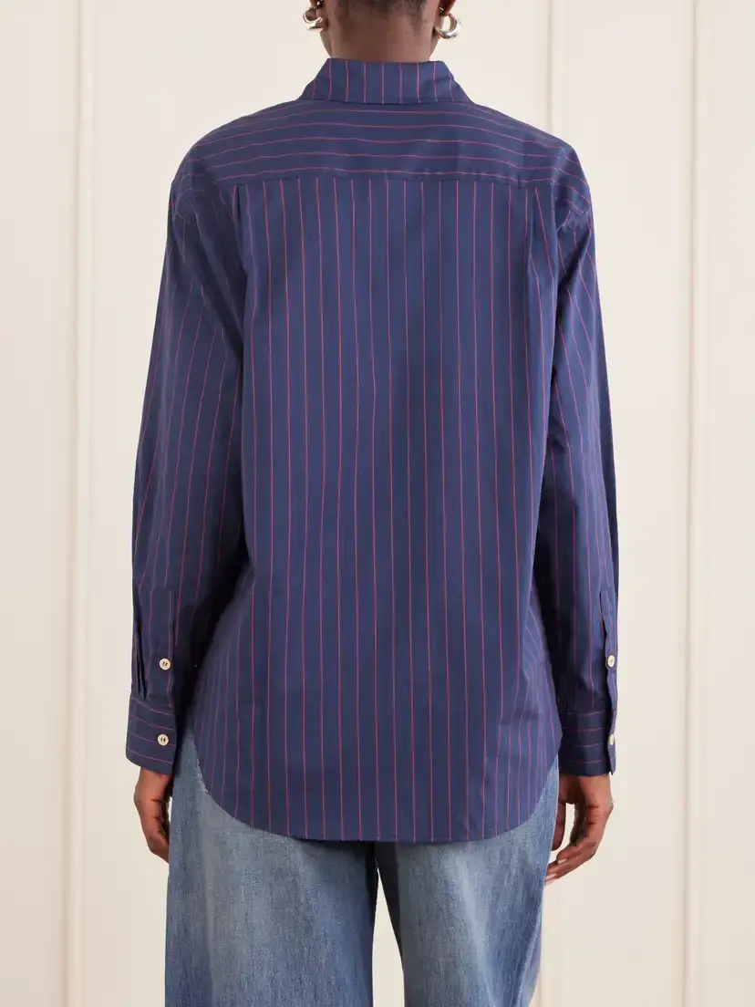 Jamie Haller Weekend Striped Cotton Shirt | Thumbnail 3