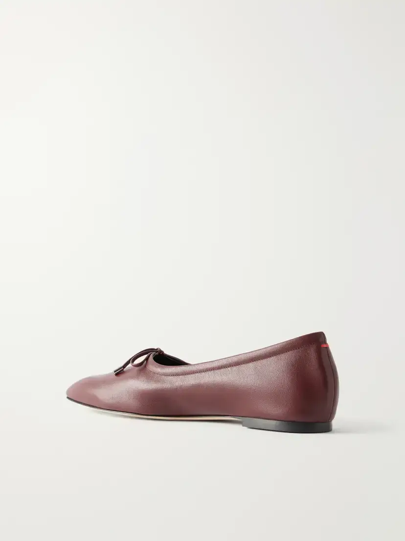aeyde Nomi Leather Ballet Flats | Thumbnail 3 aeyde Nomi Leather Ballet Flats | Thumbnail 3