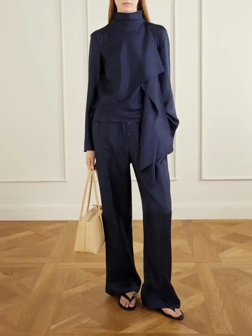 RÓHE Silk-satin Wide-leg Pants | Thumbnail 2