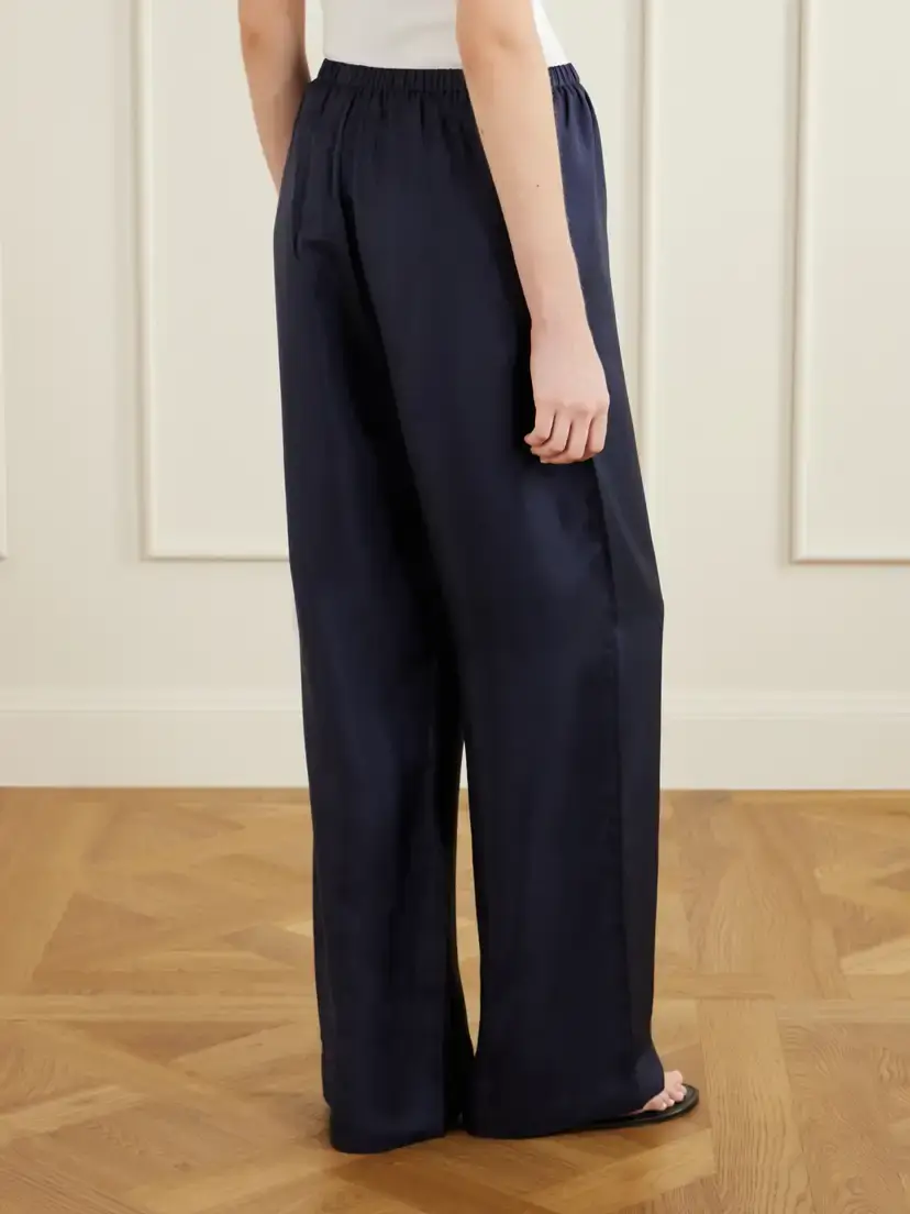 RÓHE Silk-satin Wide-leg Pants | Thumbnail 4