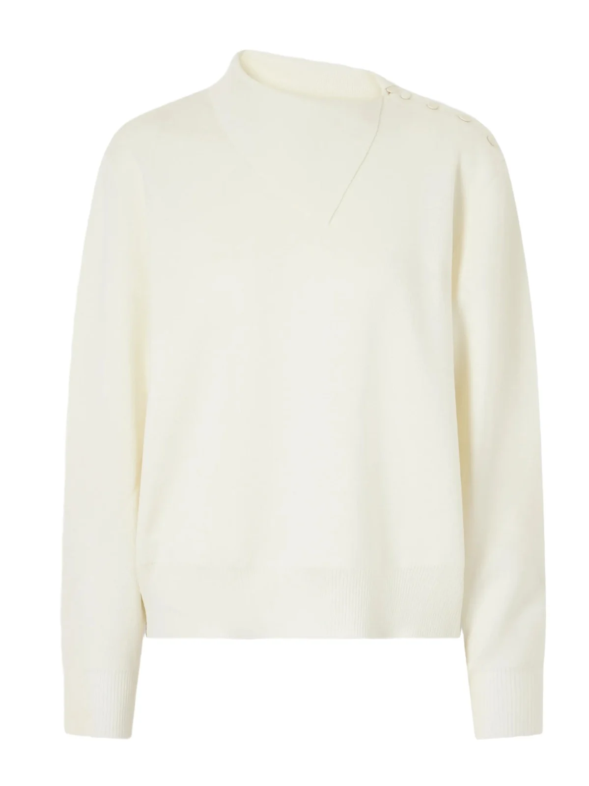 RÓHE Asymmetric Merino Wool-blend Sweater