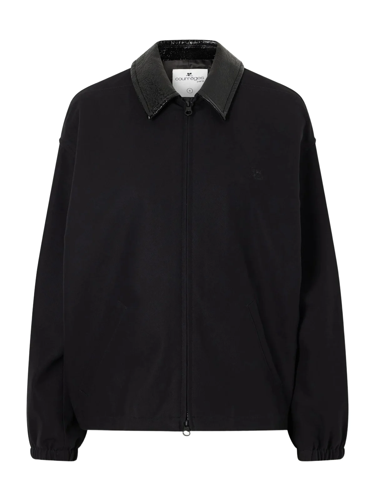 Courrèges Logo-embroidered Cotton Canvas Bomber Jacket