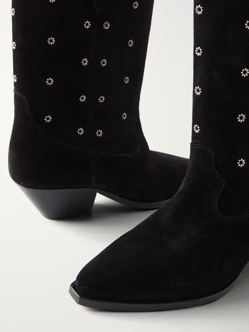 Isabel Marant Duerto Eyelet-embellished Suede Ankle Boots | Thumbnail 5 Isabel Marant Duerto Eyelet-embellished Suede Ankle Boots | Thumbnail 5