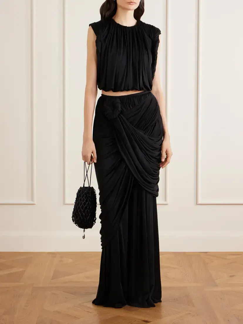 Heirlome Effie Gathered Silk-jersey Tank | Thumbnail 2 Heirlome Effie Gathered Silk-jersey Tank | Thumbnail 2