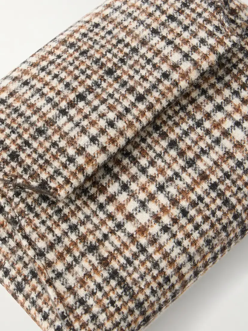 Brunello Cucinelli Checked Wool Clutch | Thumbnail 5