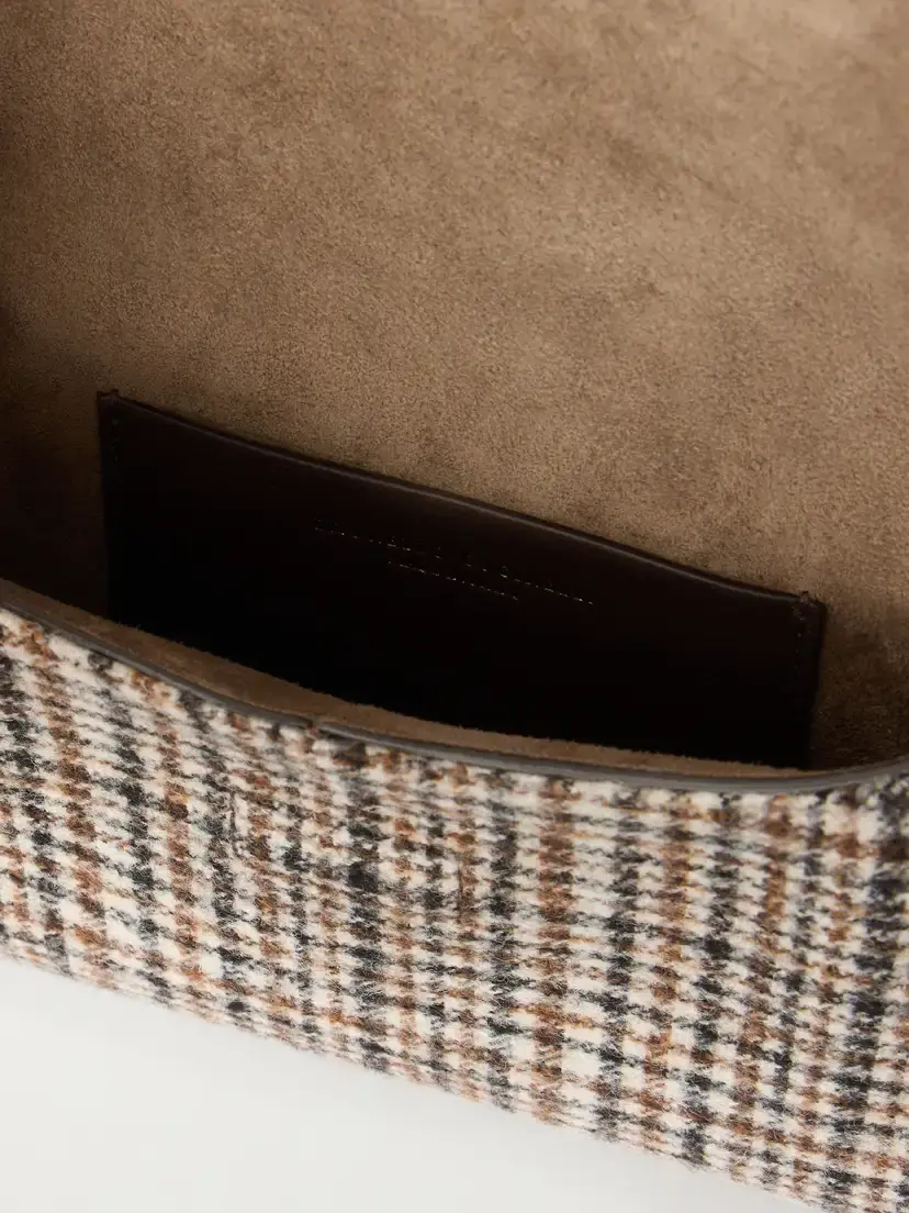 Brunello Cucinelli Checked Wool Clutch | Thumbnail 6