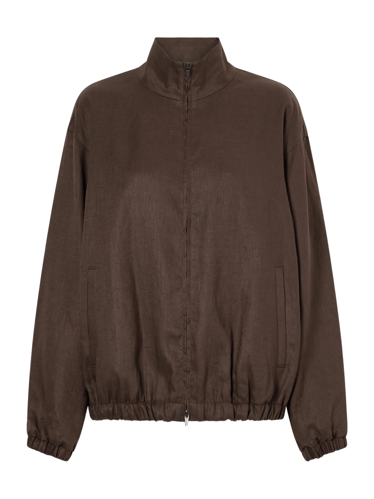 ssstein Gathered Linen Jacket