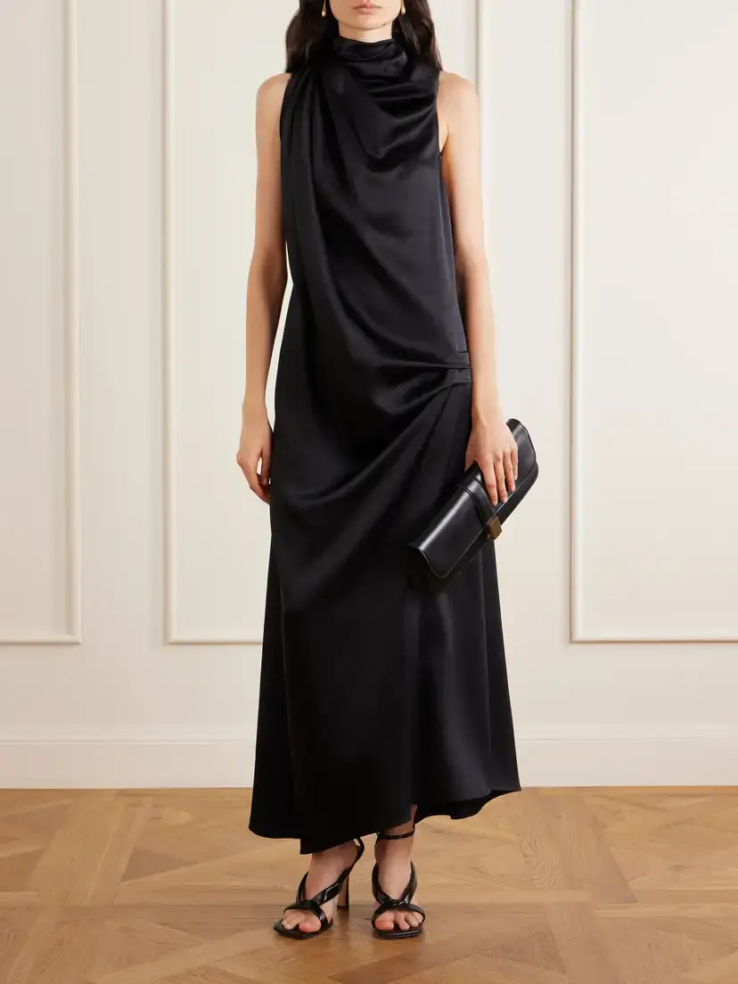 Heirlome Kate Silk-satin Dress | Thumbnail 2 Heirlome Kate Silk-satin Dress | Thumbnail 2