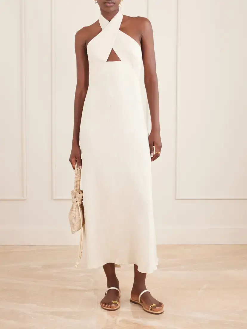 Johanna Ortiz Light Heart Gauze Halterneck Maxi Dress | Thumbnail 2 Johanna Ortiz Light Heart Gauze Halterneck Maxi Dress | Thumbnail 2