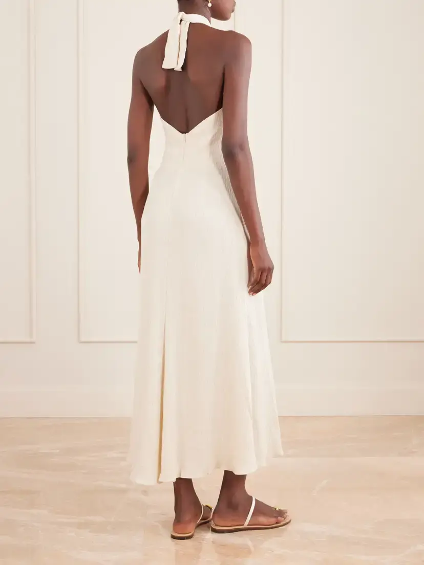 Johanna Ortiz Light Heart Gauze Halterneck Maxi Dress | Thumbnail 3 Johanna Ortiz Light Heart Gauze Halterneck Maxi Dress | Thumbnail 3