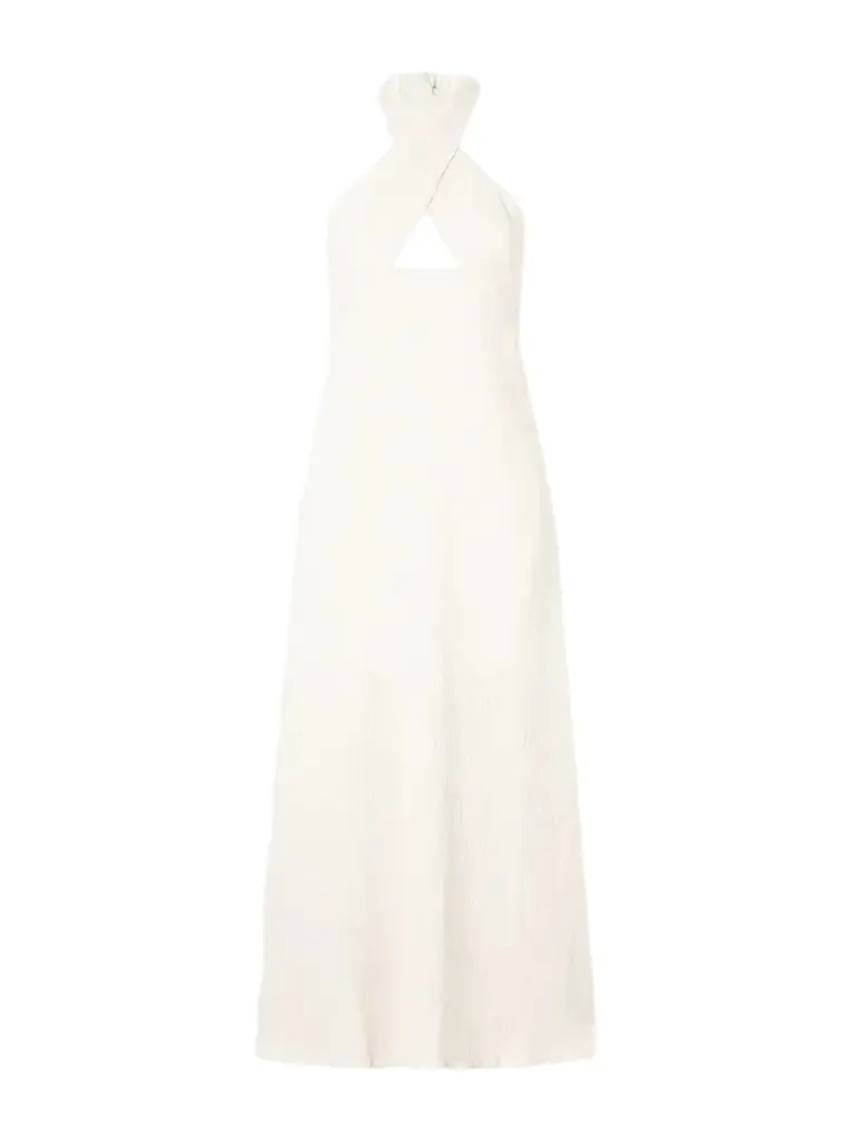 Johanna Ortiz Light Heart Gauze Halterneck Maxi Dress | Image 1 Johanna Ortiz Light Heart Gauze Halterneck Maxi Dress | Image 1