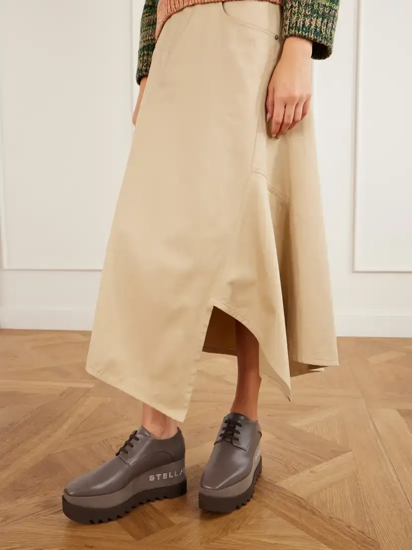 Stella McCartney Elyse Logo-embellished Vegan Material Platform Brogues | Thumbnail 2 Stella McCartney Elyse Logo-embellished Vegan Material Platform Brogues | Thumbnail 2