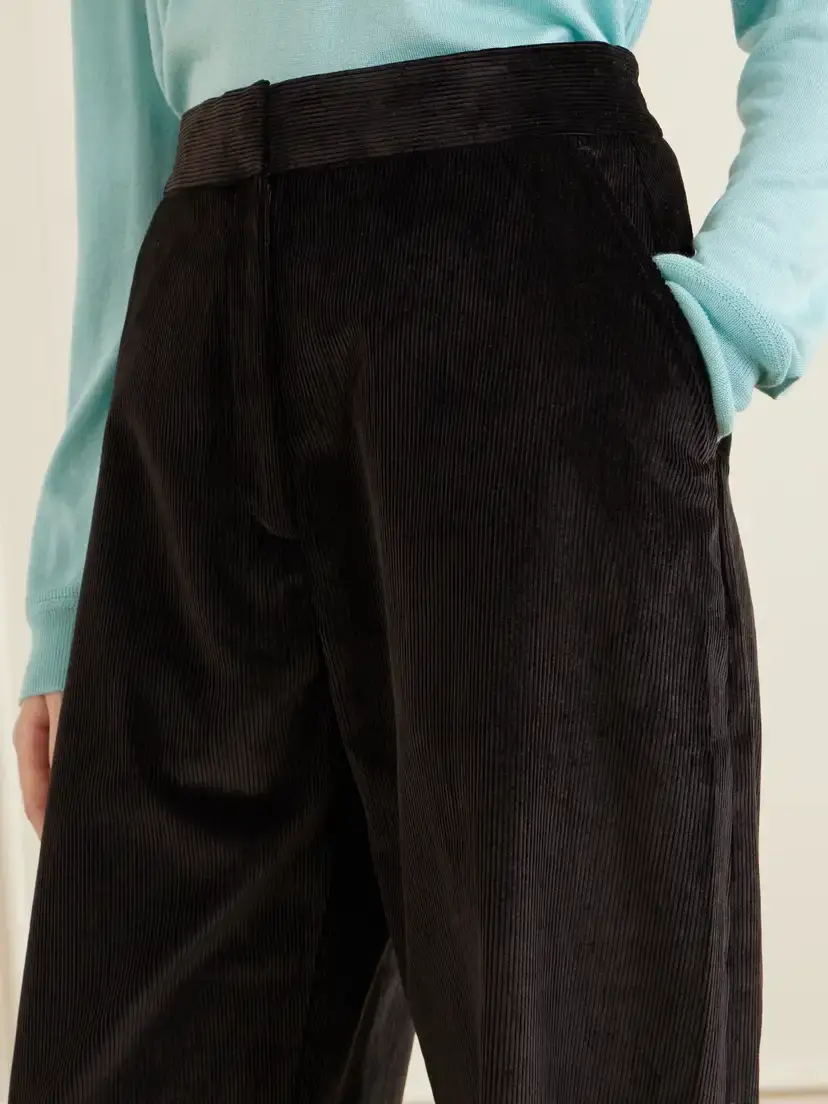 Studio Nicholson Grange Cotton-corduroy Wide-leg Pants | Thumbnail 4