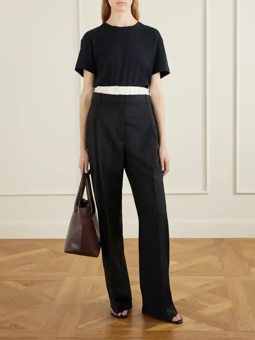 RÓHE Wool And Mohair-blend Wide-leg Pants | Thumbnail 2