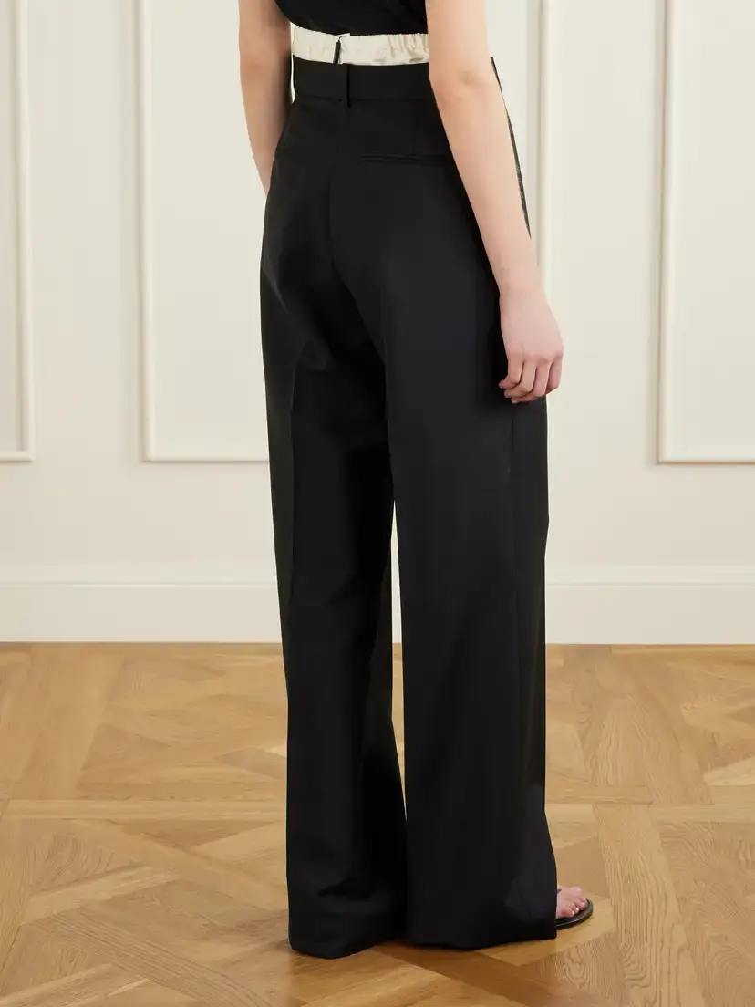 RÓHE Wool And Mohair-blend Wide-leg Pants | Thumbnail 3