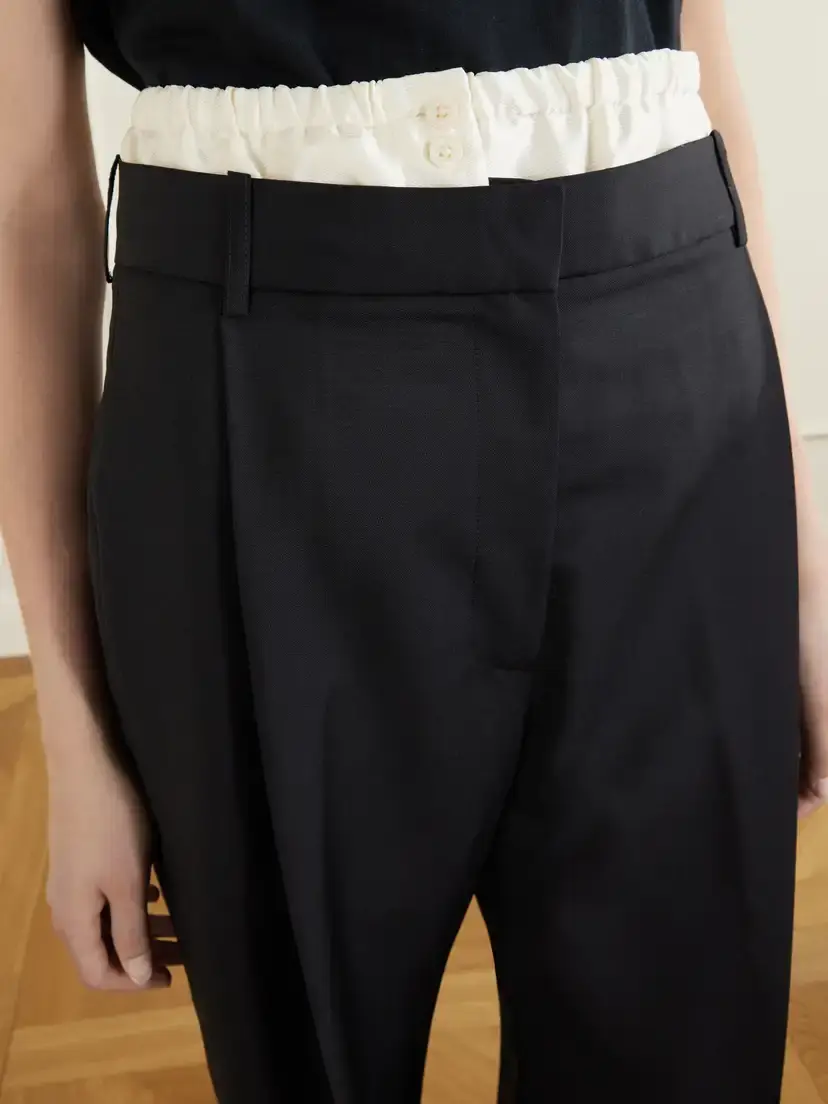 RÓHE Wool And Mohair-blend Wide-leg Pants | Thumbnail 4