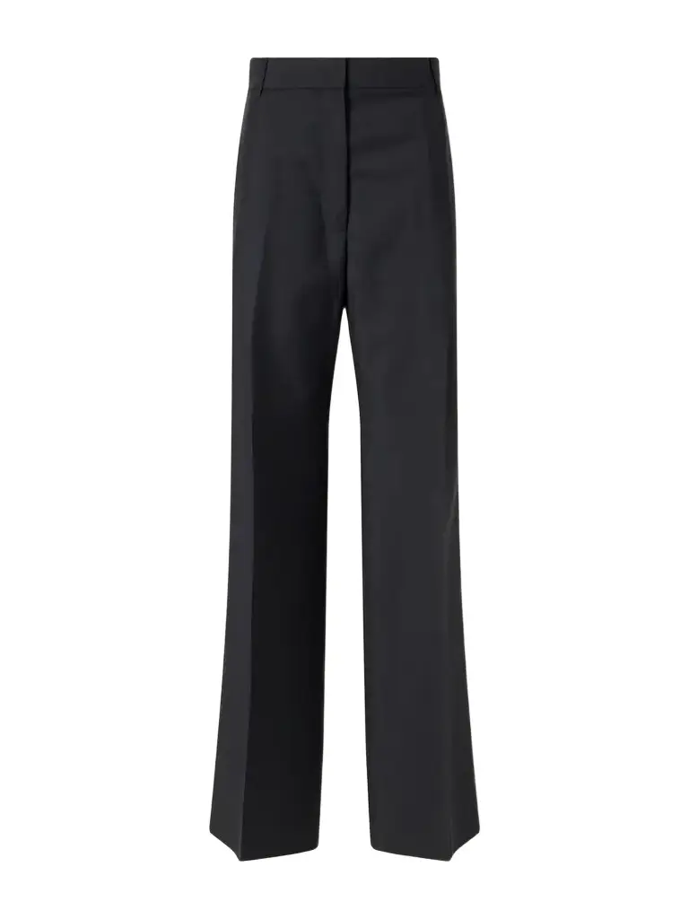 Wool And Mohair-blend Wide-leg Pants Wool And Mohair-blend Wide-leg Pants