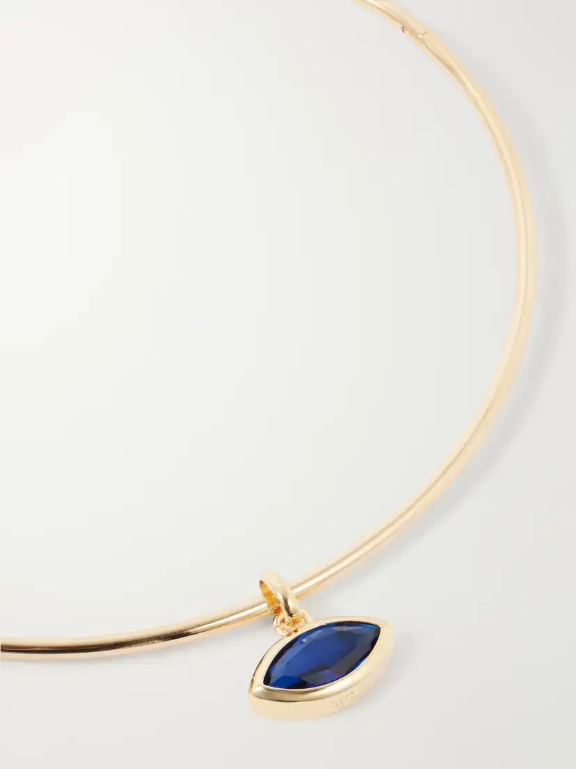 Martha Calvo Protection Gold-toned Sapphire Necklace | Thumbnail 4 Martha Calvo Protection Gold-toned Sapphire Necklace | Thumbnail 4