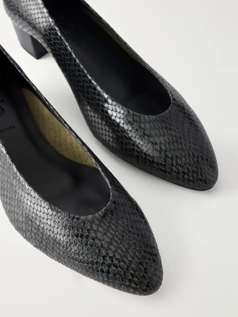 aeyde Helia 35 Snake-effect Leather Pumps | Thumbnail 5 aeyde Helia 35 Snake-effect Leather Pumps | Thumbnail 5