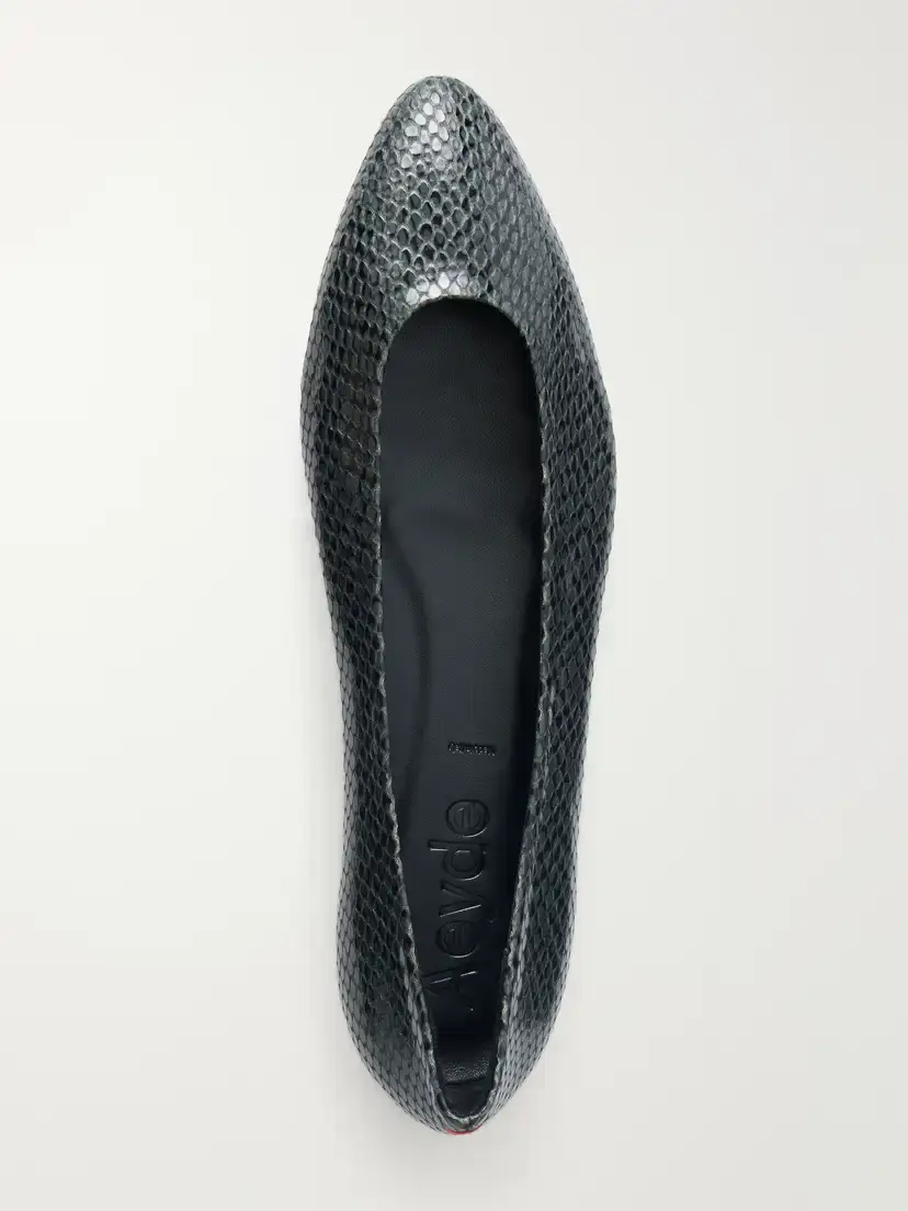 aeyde Ellie Snake-effect Leather Ballet Flats | Thumbnail 6 aeyde Ellie Snake-effect Leather Ballet Flats | Thumbnail 6