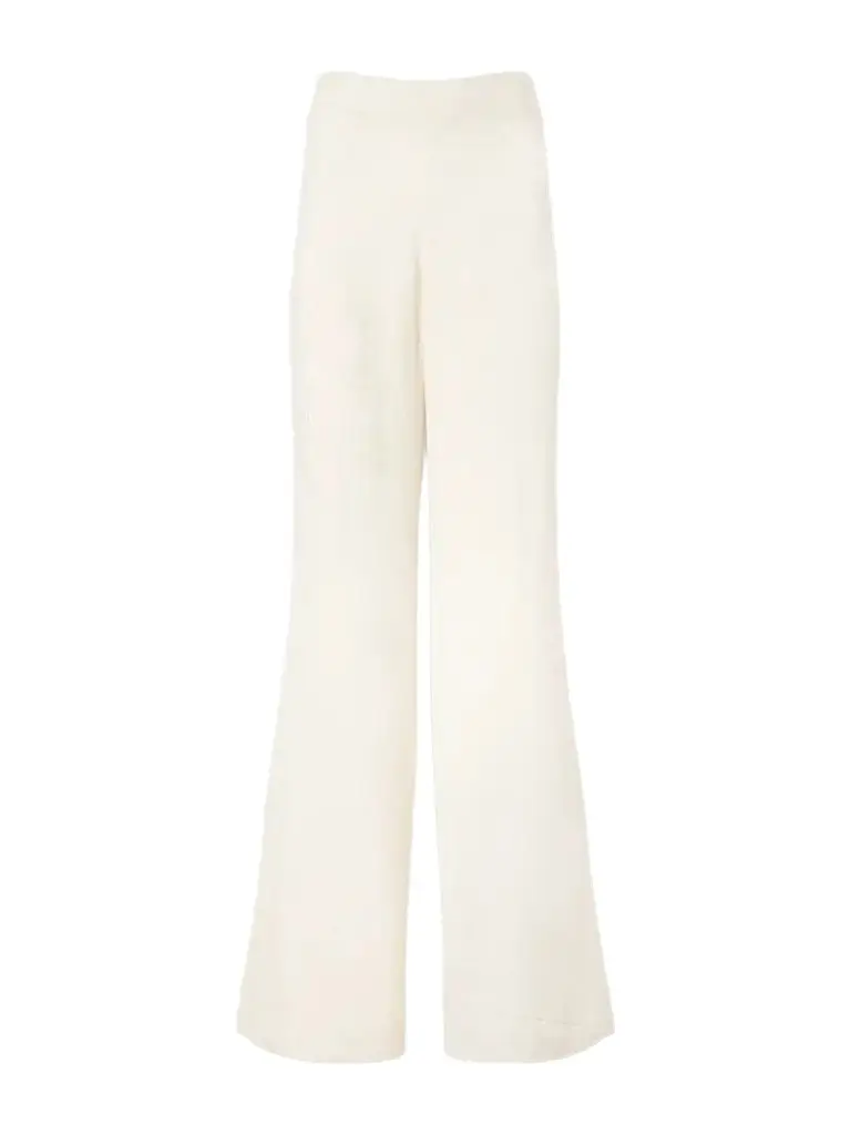 Johanna Ortiz Laidback Energy Satin-jacquard Flared Pants | Image 1 Johanna Ortiz Laidback Energy Satin-jacquard Flared Pants | Image 1