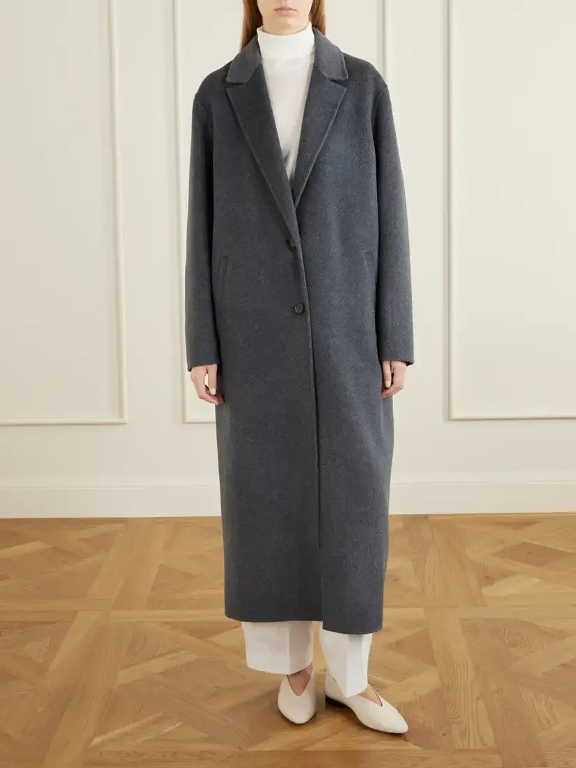 RÓHE Wool And Cashmere-blend Coat - Gray | Thumbnail 3