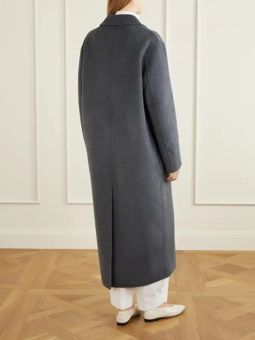 RÓHE Wool And Cashmere-blend Coat - Gray | Thumbnail 4