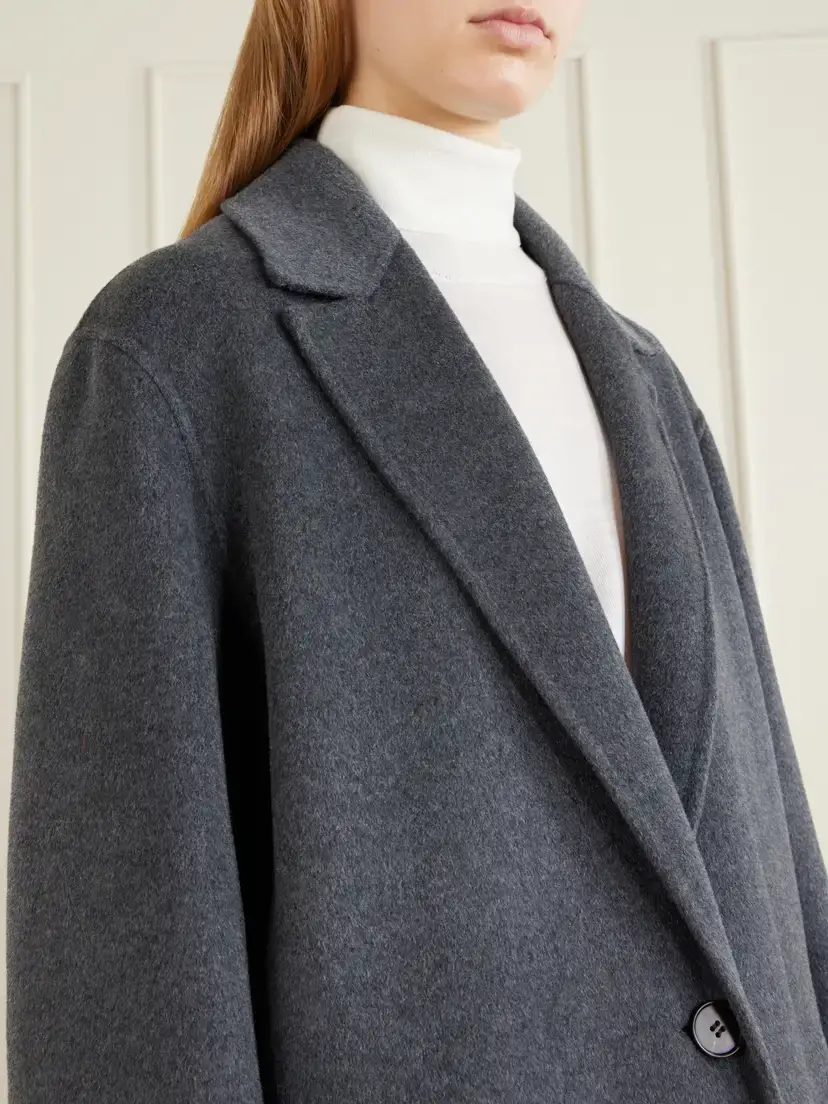 RÓHE Wool And Cashmere-blend Coat - Gray | Thumbnail 5
